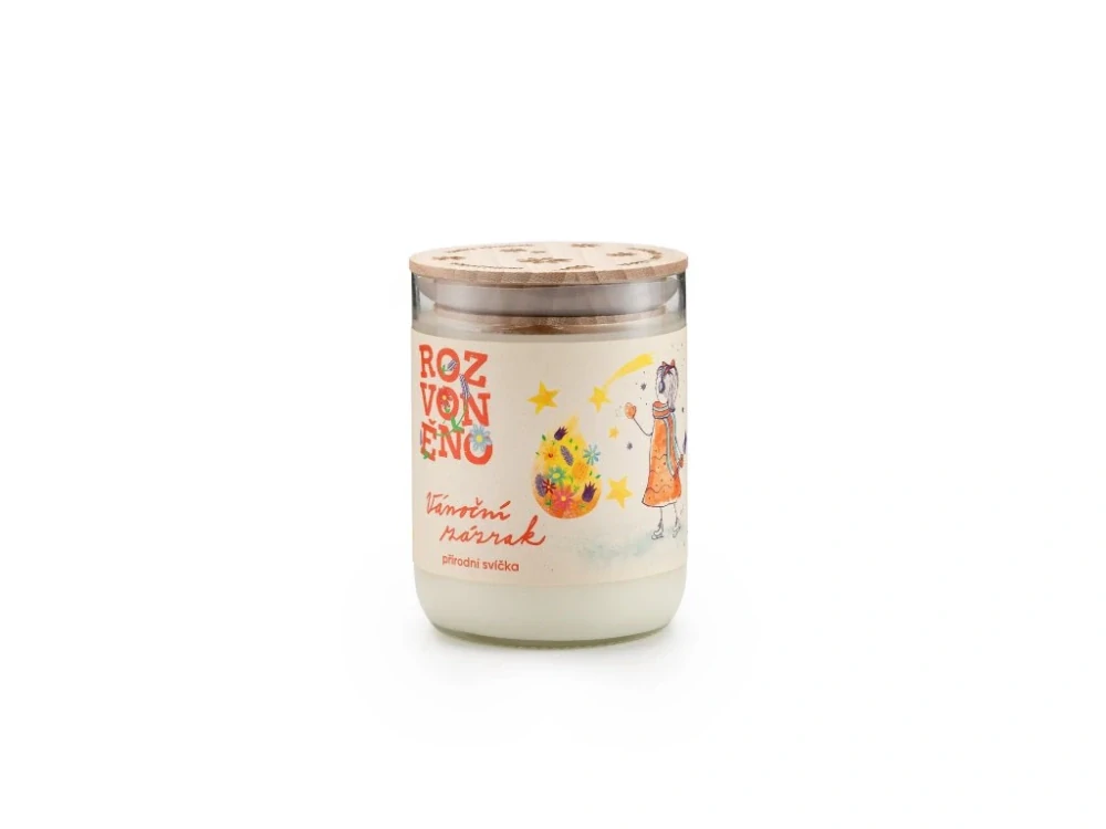 Rozvoněno přírodní svíčka - Vánoční zázrak 300 ml