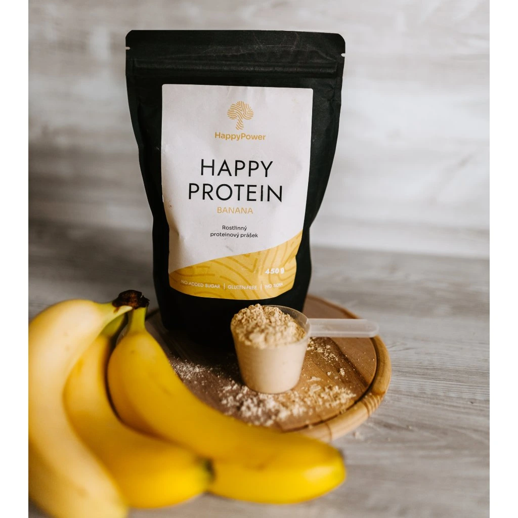 HAPPY PROTEIN - Vegan protein vanilka se skořicí 30 g