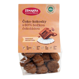 Bio čoko-kokosky s 60% čokoládou