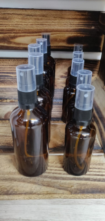 Skleněná lahev s rozprašovačem 100ml