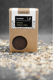 Tuhý šampon Lopuch a vrbová kůra, 100 g