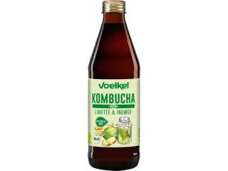 Bio kombucha limetka-zázvor 0,33l