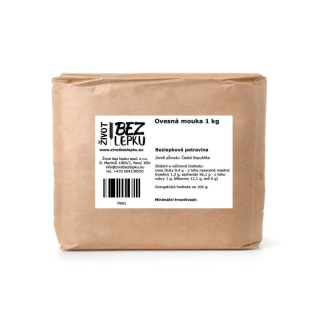 Ovesná mouka bezlepková, 1 kg