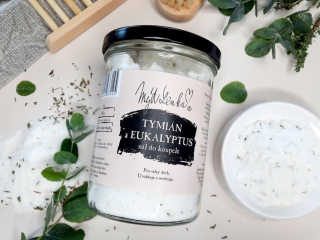 Sůl do koupele Tymián a eukalyptus, 400 g