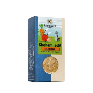 Sbohem, soli! Zeleninová kořenící přípravek bio bez přídavku kuchyňské soli 50g