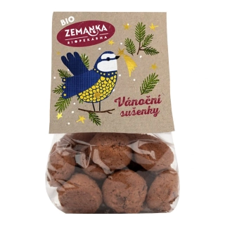Sušenky vánoční s vlašskými ořechy a kořením bezlepkové 100 g BIO ZEMANKA