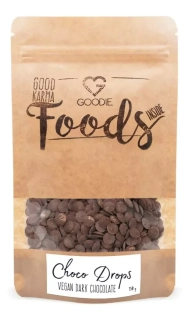 BIO choco drops - tmavá hořká čokoláda vegan, 150 g