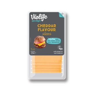 Plátky s příchutí cheddar 100 g VIOLIFE