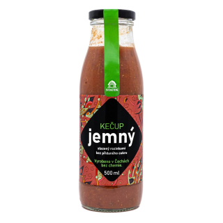 Kečup jemný slazený rozinkami 500 ml