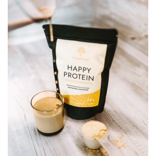 HAPPY PROTEIN - Vegan protein vanilka se skořicí 30 g