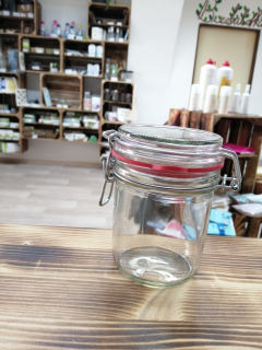 Sklenice s klipem 255  ml 