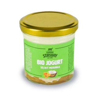 BIO selský jogurt Meruňka Farma Struhy