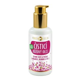  Bio Růžový čisticí olej s arganem, jojobou a vit. E 100 ml