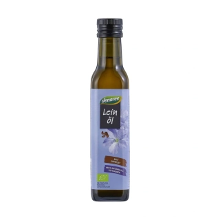 Olej lněný za studena lisovaný 250 ml BIO DENNREE