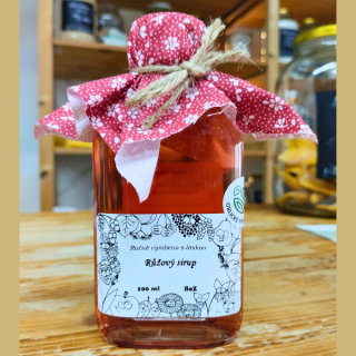 Růžový Sirup, 0,1l