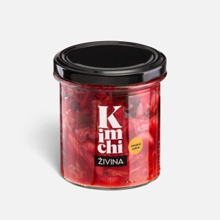 Kimchi natur středně pálivý korejský fermentovaný salát s probiotiky 500 g